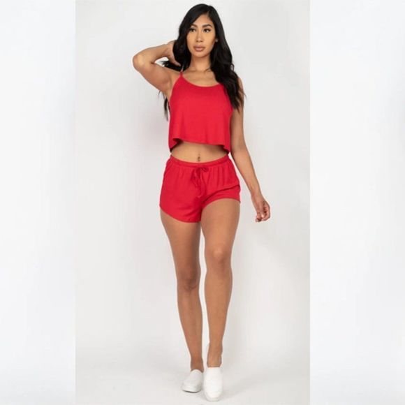 Ultrasoft Rib-Knit 2 Piece Set - Lounge Set - Loungewear - Cozy Set - Comfy Set - Picture 3 of 4